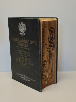 KSIĘGA ADRESOWA POLSKI (WRAZ Z W. M. GDAŃSKIEM) DLA HANDLU, PRZEMYSŁU, RZEMIOSŁ I ROLNICTWA 1929.