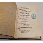 KONARSKI Stanisław - O SKUTECZNYM RAD SPOSOBIE albo o utrzymywaniu ordynaryinych seymów Tom I-IV 1923