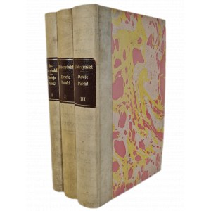 BOBRZYŃSKI Michał - DZIEJE POLSKI W ZARYSIE Tomy I-III (komplet) Wyd. 1927-1931