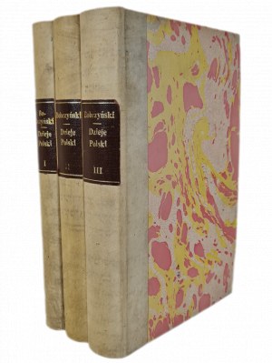 BOBRZYŃSKI Michał - DZIEJE POLSKI W ZARYSIE Tomy I-III (complete) Wyd. 1927-1931