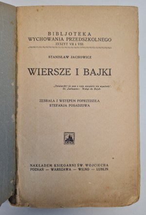 JACHOWICZ Stanisław - básně a pohádky