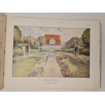 Hausgärten. Skizzen und Entwürfe aus dem Wettbewerb der Woche. [Dom i ogród Szkice i projekty z tygodniowego konkursu] Wyd.1908 BARWNE ILUSTRACJE