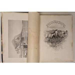 PICTURESQUE EUROPE Tom III ILUSTRACJE, Wyd. 1879