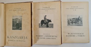 GRĄBCZEWSKI Bronisław - PODRÓŻE GEN. BR. GRĄBCZEWSKI. T. 1-3