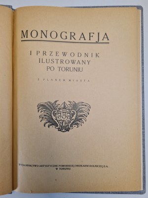 MONOGRAPH AND ILLUSTRATED GUIDE TO TORUNI with city plan