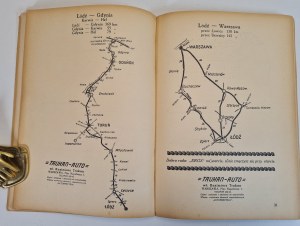 POLISH TOURING CLUB. Car map and condition of roads in Poland for 1938/9.