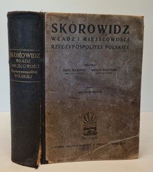 MAJEWSKI J. BŁAŻYŃSKI W. - SKOROWIDZ WŁADZ I MIEJSCOWOŚCI RZECZYPOSPOLITEJ POLSKIEJ