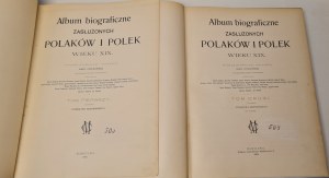 Hłmońska Marja - Album biograficzne zasłużonych Polaków i Polek wieku XIX. Edited by ... T. 1-2 [komplet ve 2 svazcích] pod vedením redakčního výboru [...]. s předmluvou Stanisława Krzemińského. Varšava 1901-1903.