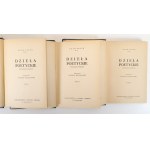 ASNYK Adam - DZIEŁA POETYCKIE Volume I, Volume II, Volume III