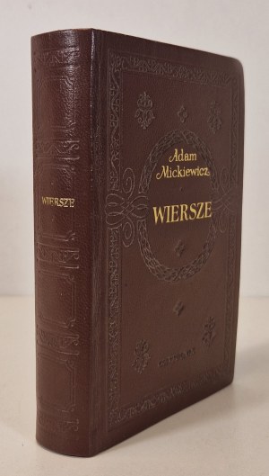 MICKIEWICZ Adam - WIERSZE Wyd. Czytelnik 1976 kožená vazba