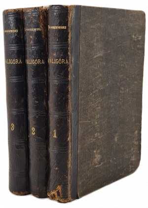 KRASZEWSKI J.I.- Waligóra Powieść historyczna z czasów Leszka Białego Tom I-III wyd.1880 Wydanie 1
