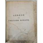 MILLOT - Historia Rzymu / Abrégé de l'Histoire Romaine, wyd.1789 z 49 grafikami