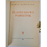 KOWNACKA Maria - PLASTUSIOWY PAMIĘTNIK, wyd.1953 [Ilustrował Bobiński]