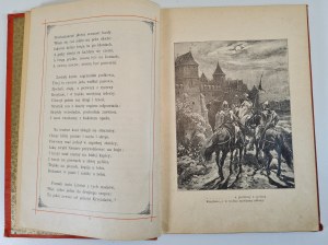 MICKIEWICZ Adam - Grażyna Konrad Wallenrod, wyd.Lwów 1890 [ilustracje Juliusz Kossak] ŁAdna oprawa wydawnicza