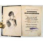 BOBROWICZ Jan Nep. - KRONIKA MALOWNICZA NAPOLEONA BONAPARTEGO czyli obrazy bitew i czynów wojennych bohatera, wyd. 1841 z rycinami
