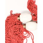 Large necklace with coral