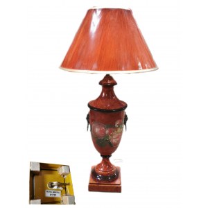 Lampa cynkowa ręcznie malowana z Hotelu Bristol Warszawa