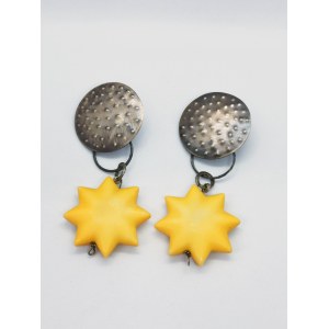 Grazyna Bieganik resin earrings