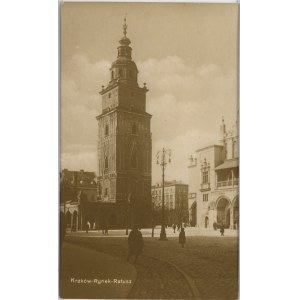 Kraków - Rynek - Ratusz, ok. 1930.