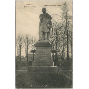 Wieliczka - Pomnik Mickiewicza w Parku, 1915.