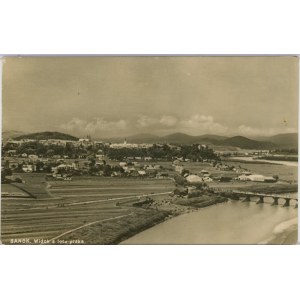 Sanok - Widok z lotu ptaka, 1940.