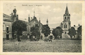 Sanok - Tržní náměstí, 1915.