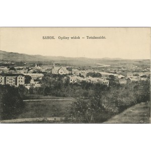 Sanok - Vue générale, 1917.
