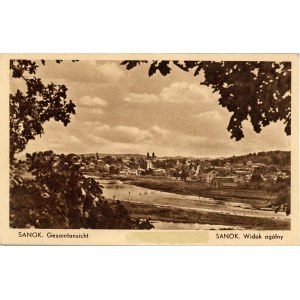Sanok - Widok ogólny, 1941.