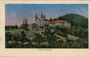 Kalwaria Zebrzydowska - Celkový pohled, pokovený plech, kolem roku 1905.
