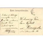 Kalwaria Zebrzydowska - General view, metallized card, ca. 1905.
