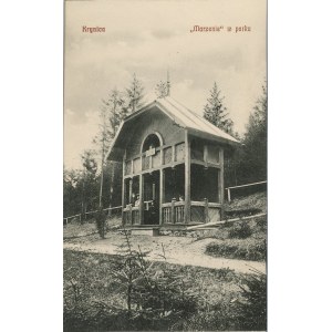 Krynica - Marzenie w parku, ok. 1900.