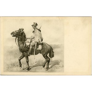 Lanciers, vers 1915.