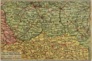 Ostl. Kriegsschauplatz 3. Galizien - Lublin - Warschau, cca 1915.