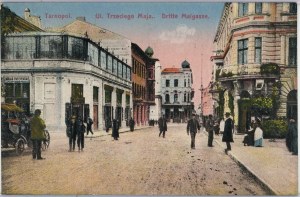 Ternopil - ulice Třetího května, asi 1910.