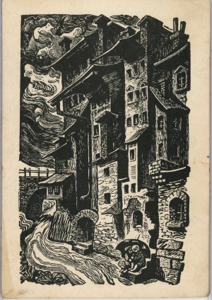 Hiszpańska-Neumann Maria - Nowa Ruda, Domy u vody, 1952.