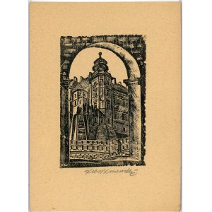 Wiszniewski Kazimierz, Drzeworyt - Kurza Stopka, ok. 1950.