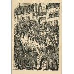 Dretler-Flin Stefania, Woodcut - Perambulation, ca. 1950.