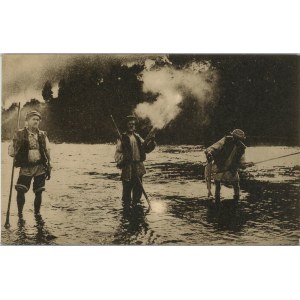 Pêche à l'arc de nuit, 1931.