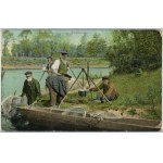 Types of Ukraine - Fishermen, ca. 1920.