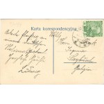 Vallée - C. k. Bureau de poste et école populaire, vers 1910.