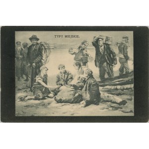 Typy miejskie, ok. 1905.
