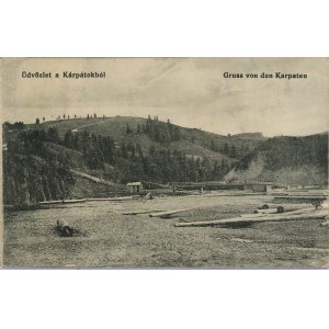 Montagnes des Carpates - Vue générale, 1922.