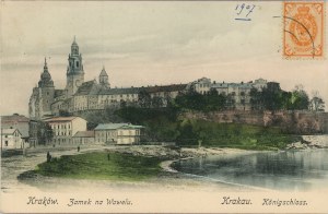 Kraków - Zamek na Wawelu, 1907.