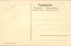 Kraków - Zamek na Wawelu, 1907.