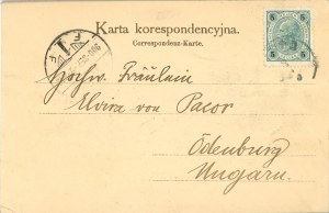 Jaslo - A souvenir card from the imperial maneuvers near Jaslo 1990.