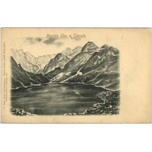 Tatra Mountains - Morskie Oko, ca. 1900.