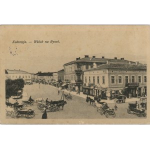 Kolomyja - Vue de la place du marché, 1928.