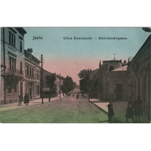 Jasło - rue Kościuszki, vers 1910.