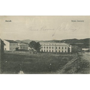 Sanok - New barracks, 1918.