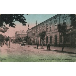 Jasło - rue Kościuszki, vers 1910.